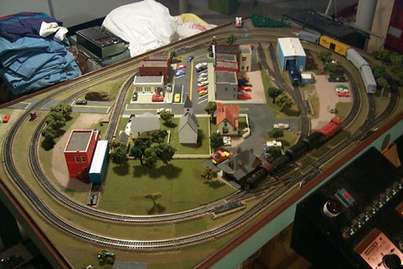 This picture of the layout is from a few years ago. Can you spot the 